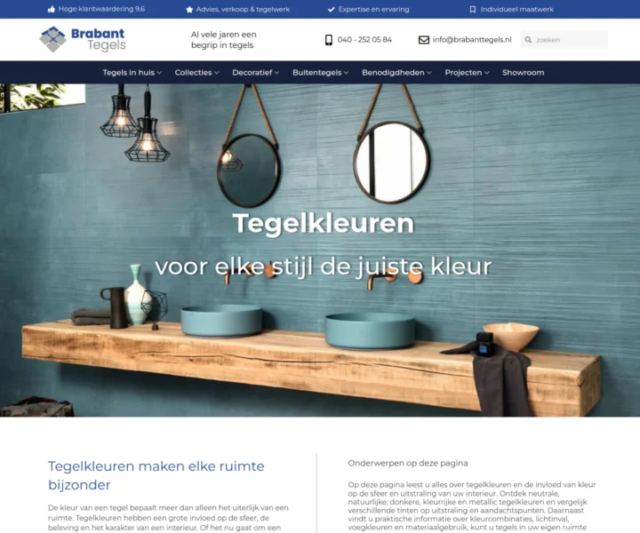Tile colour guide – Brabant Tegels