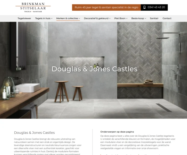 Douglas & Jones Castles collection – Brinkman Stitselaar