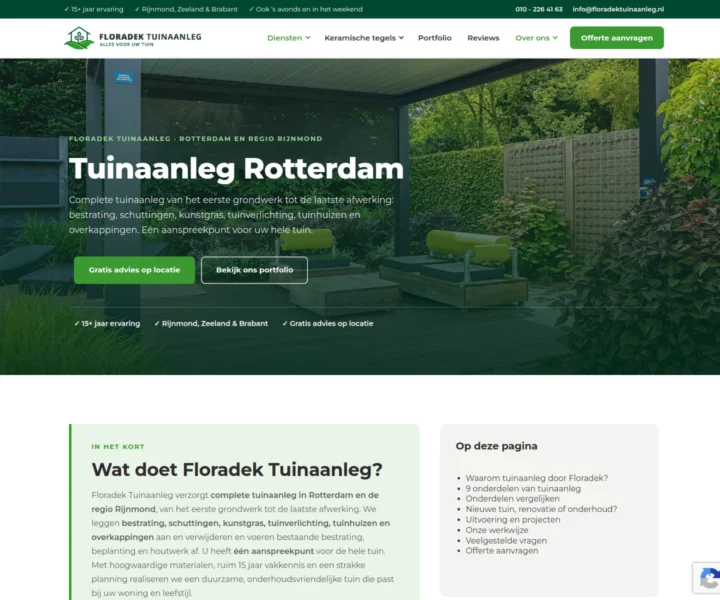 Garden design – Rotterdam – Floradek