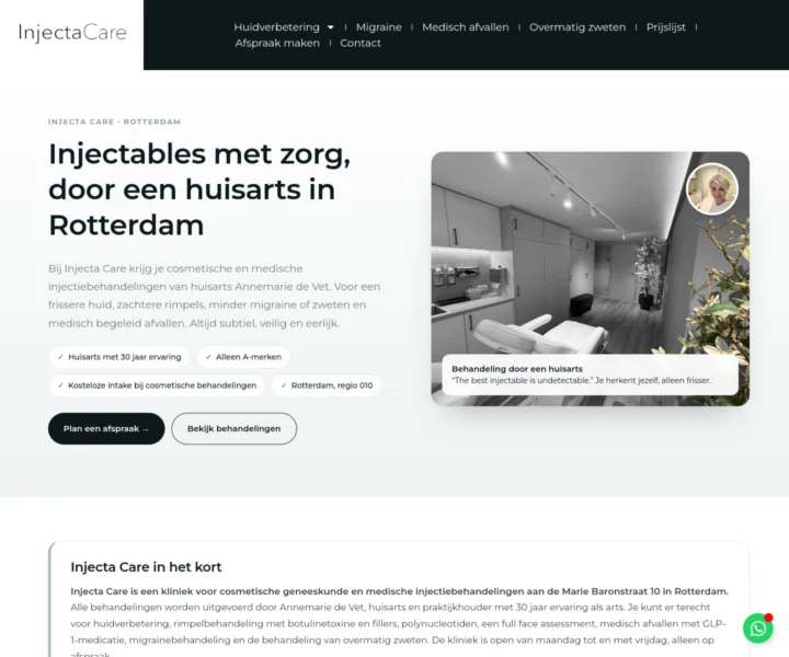 Aesthetic medicine clinic – Injecta Care