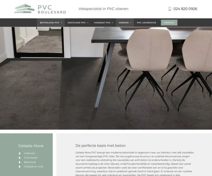 Gelasta Nova collection – PVC Boulevard